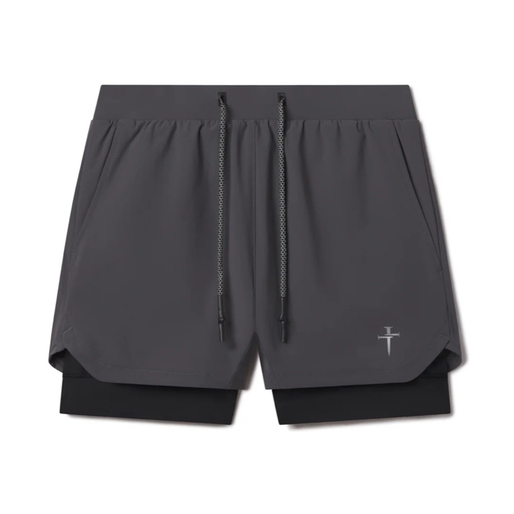 Men's Athletic Shorts - Gray